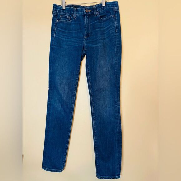 J. Crew Blue Skinny Jeans with Rich Denim Hue - Picture 1 of 7